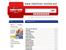 Tablet Screenshot of ingilizce-sozluk.net